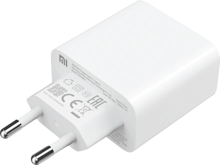 Сетевое зарядное устройство Xiaomi Mi 33W Wall Charger (Type-A+Type-C) EU White (BHR4996GL)