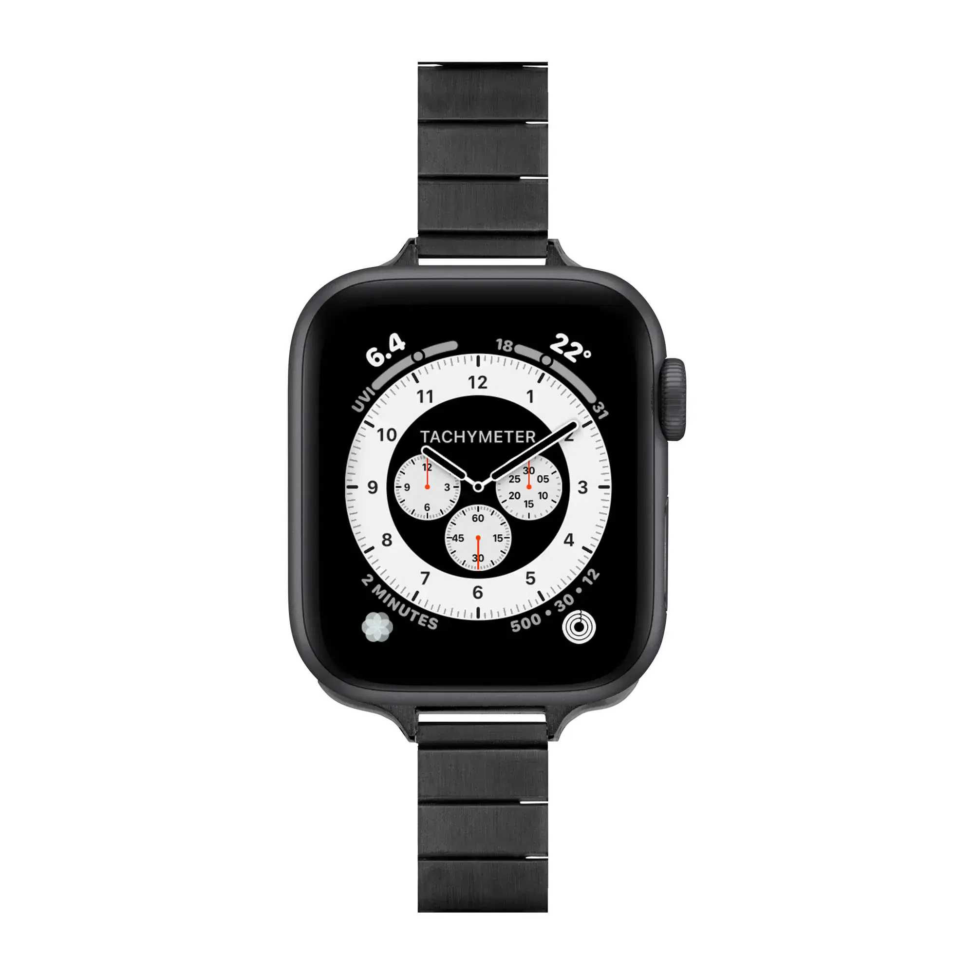 Ремешок LAUT LINKS PETITE для Apple Watch 38/40/41/42mm - Black (L_AWS_LP_BK)