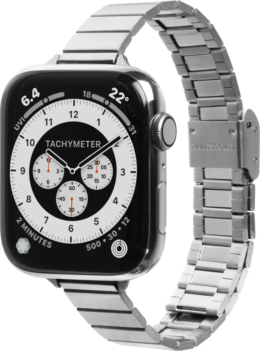 Ремешок LAUT LINKS PETITE для Apple Watch 38/40/41/42mm - Silver (L_AWS_LP_SL)