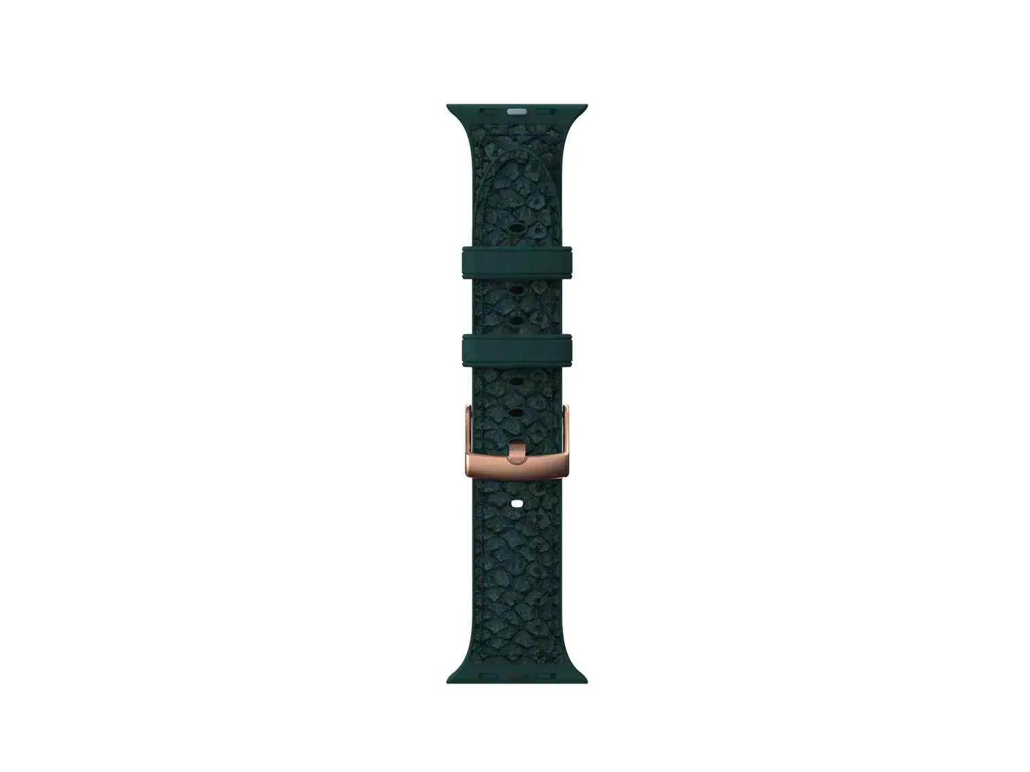Ремінець Njord Salmon Leather Strap for Apple Watch 45mm/44mm - Dark Green (SL14122)