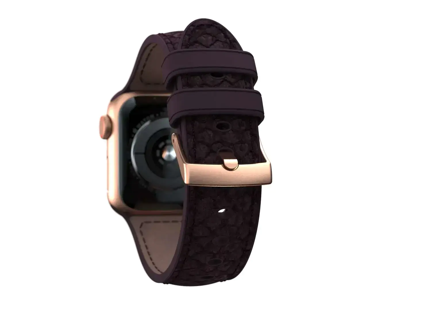 Ремінець Njord Salmon Leather Strap for Apple Watch 45mm/44mm - Rust (SL14123)