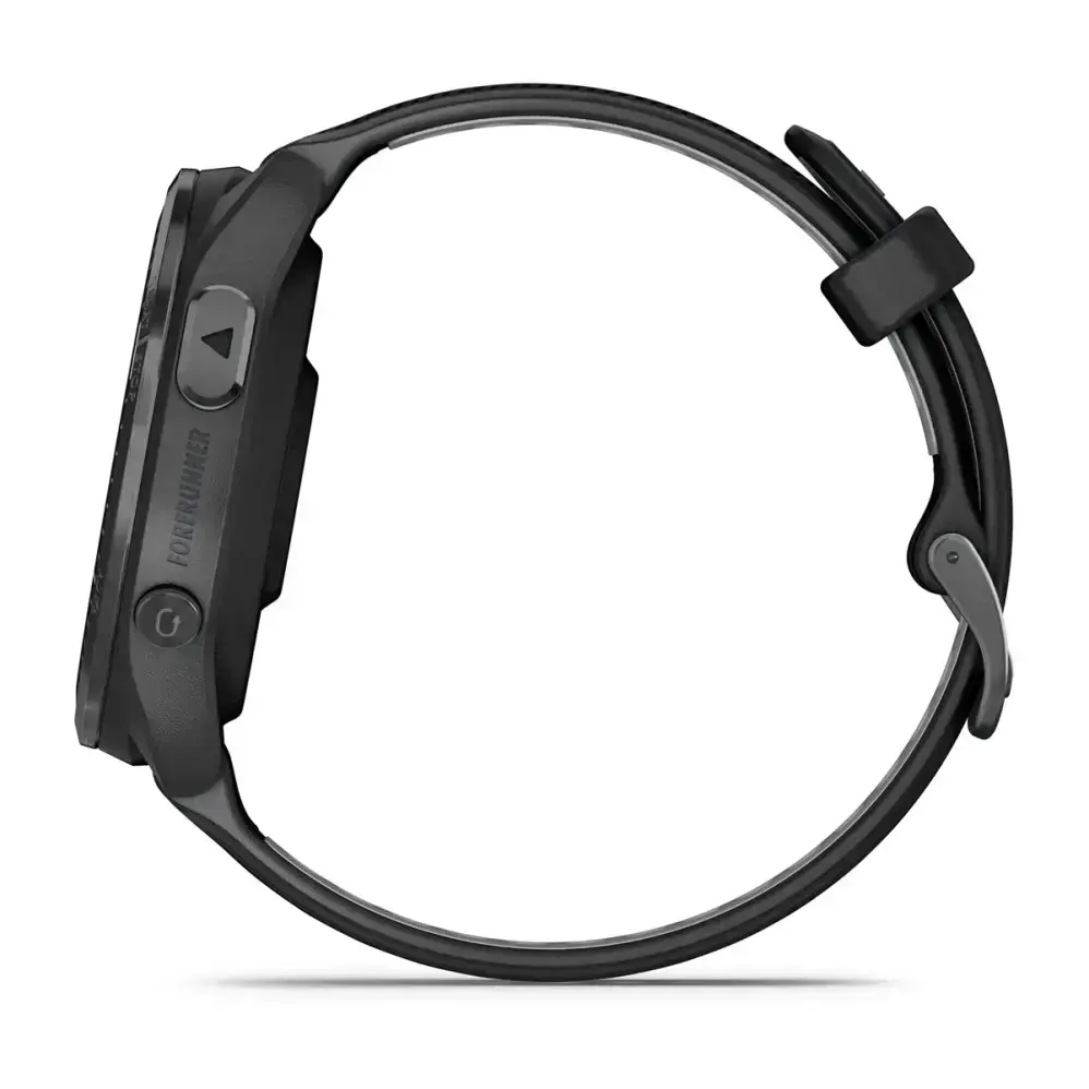 Спортивний годинник Garmin Forerunner 965 Carbon Gray Titanium Bezel w. Blk Case and Blk/Powder Gray S. Band (010-02809-00/10)