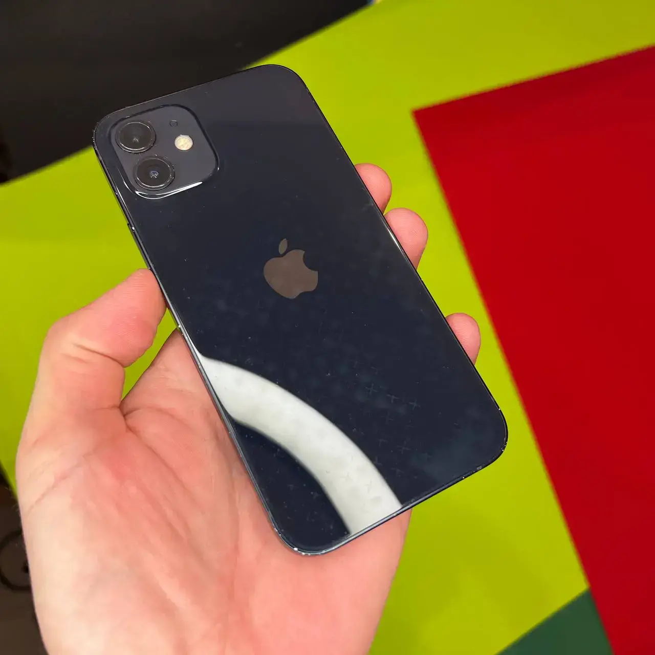 📲USED Apple iPhone 12 64GB Black (MGH63, MGJ53),🔋89% (Стан - 8.8/10, Комплект - iPhone | гарантія - 1 міс.)