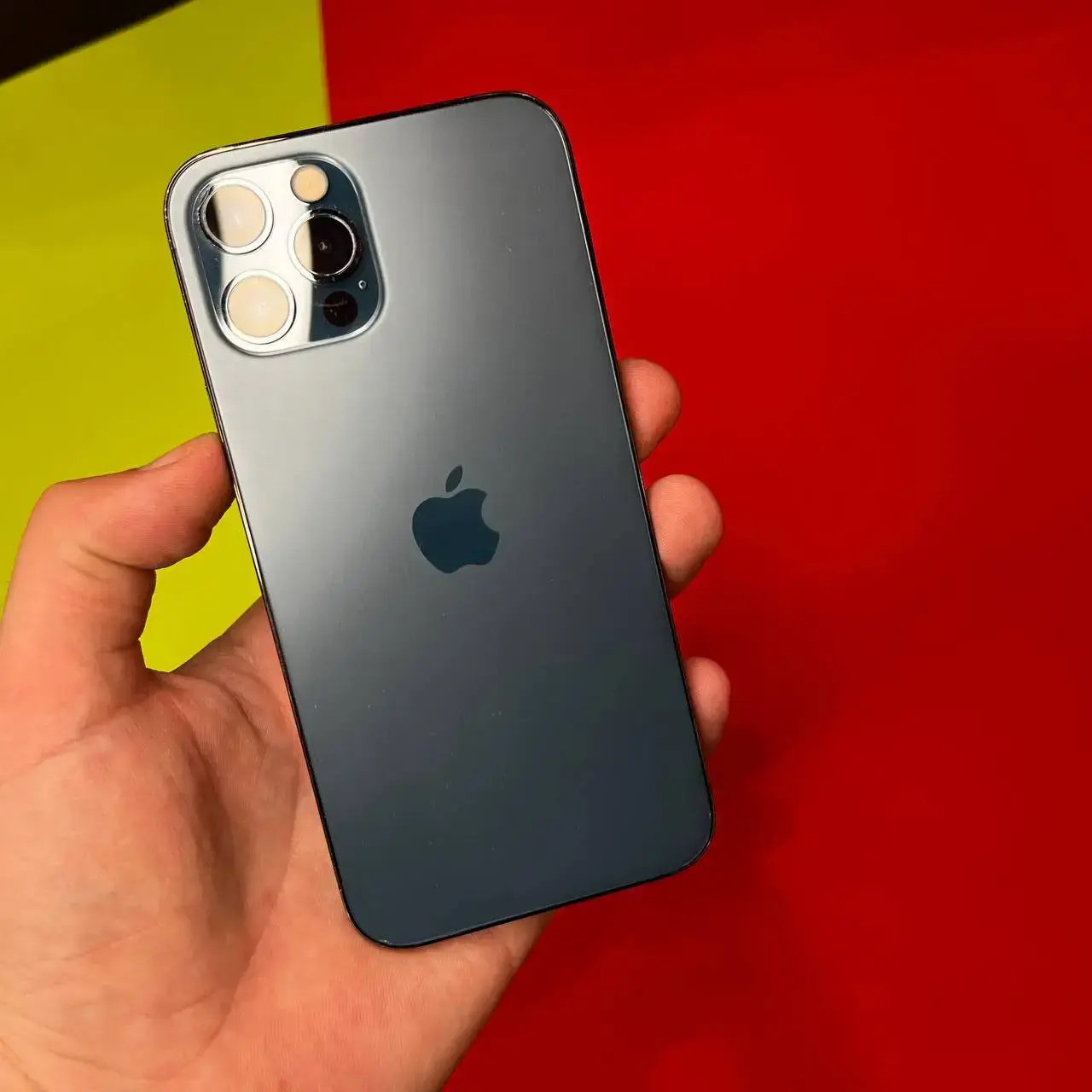 📲USED Apple iPhone 12 Pro 128GB Pacific Blue (MGLR3, MGMN3),🔋85% (Стан - 8/10, Комплект - iPhone | гарантія - 1 міс.)
