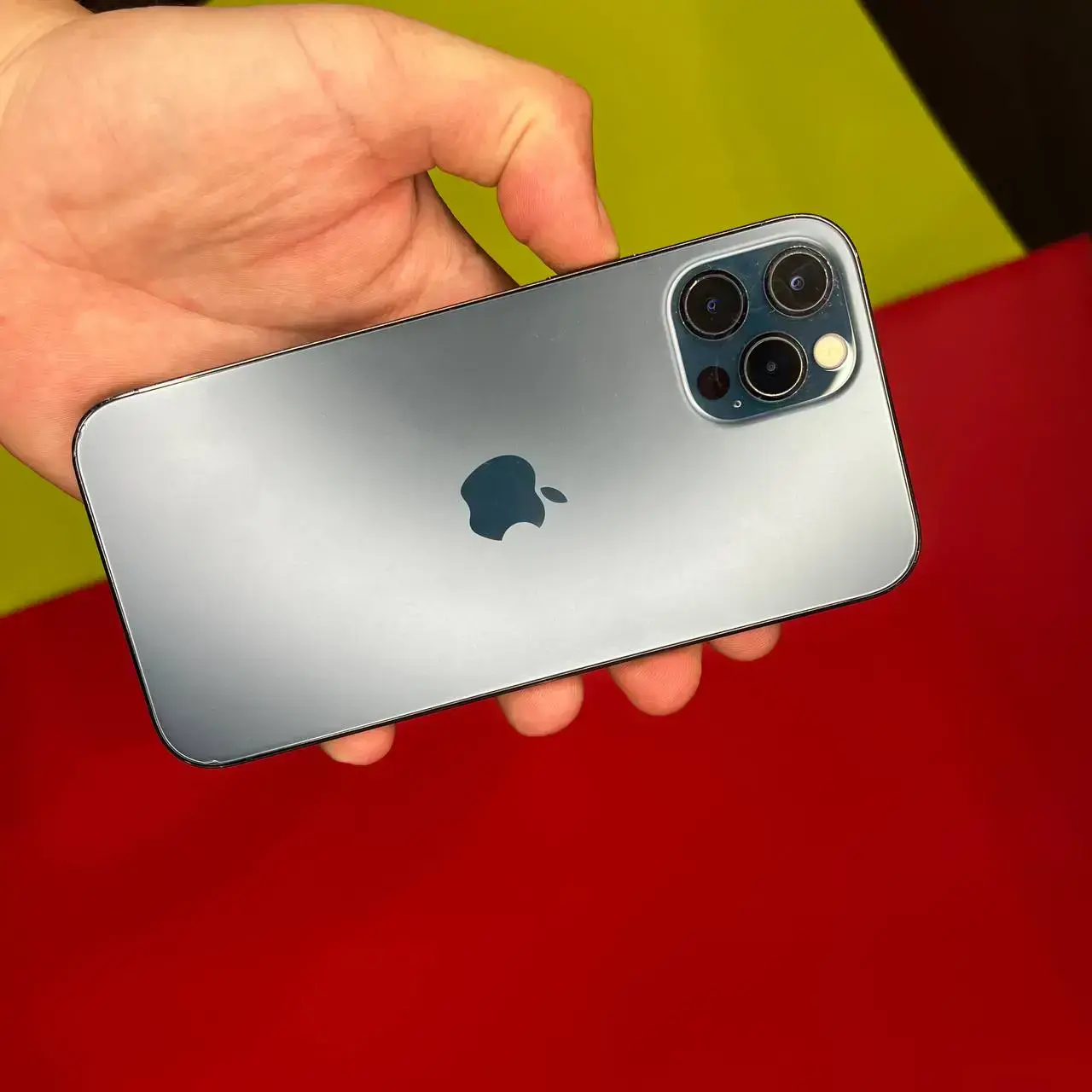 📲USED Apple iPhone 12 Pro 128GB Pacific Blue (MGLR3, MGMN3),🔋85% (Стан - 8/10, Комплект - iPhone | гарантія - 1 міс.)
