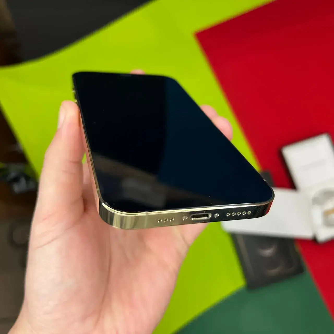 📲USED Apple iPhone 12 Pro 256GB Gold (MGLV3, MGMR3),🔋85% (Стан - 9.5/10, Комплект - повний | гарантія - 1 міс.)