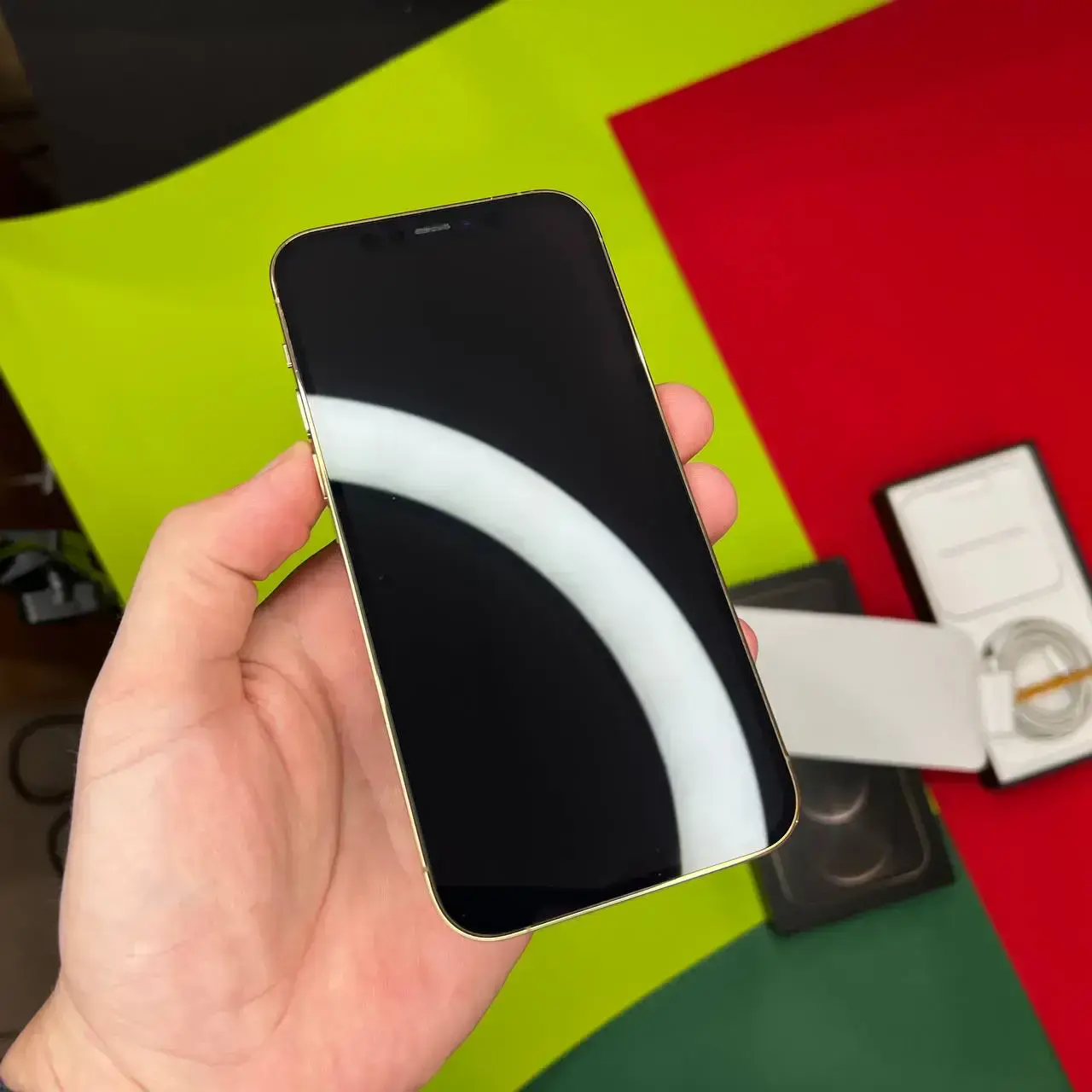 📲USED Apple iPhone 12 Pro 256GB Gold (MGLV3, MGMR3),🔋85% (Стан - 9.5/10, Комплект - повний | гарантія - 1 міс.)