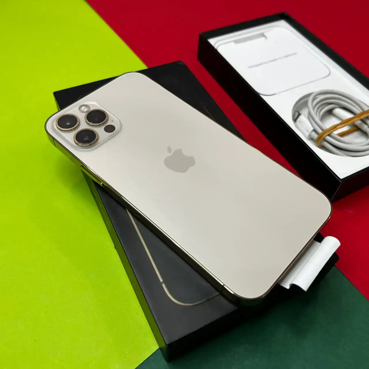 📲USED Apple iPhone 12 Pro 256GB Gold (MGLV3, MGMR3),🔋85% (Стан - 9.5/10, Комплект - повний | гарантія - 1 міс.)