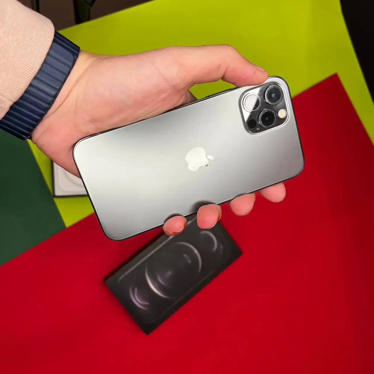 📲USED Apple iPhone 12 Pro 512GB Graphite (MGLX3, MGMU3),🔋87% (Стан - 9/10, Комплект - iPhone, коробка | гарантія - 1 міс.)