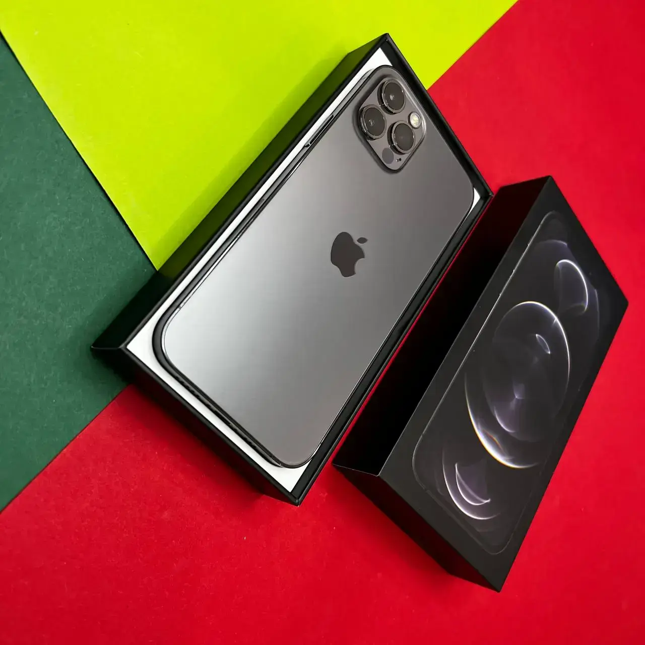 📲USED Apple iPhone 12 Pro 512GB Graphite (MGLX3, MGMU3),🔋87% (Стан - 9/10, Комплект - iPhone, коробка | гарантія - 1 міс.)