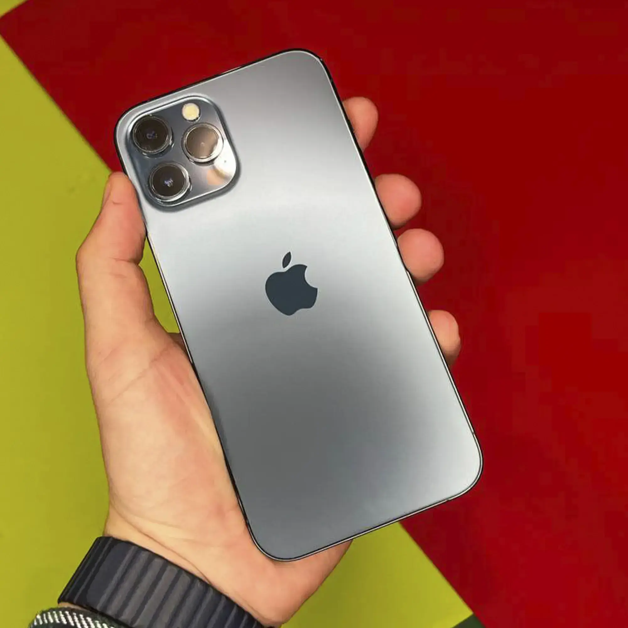 📲USED Apple iPhone 12 Pro Max 256GB Pacific Blue (MGCN3, MGDF3),🔋81% (Стан - 9/10, Комплект - iPhone, коробка | гарантія - 1 міс.)