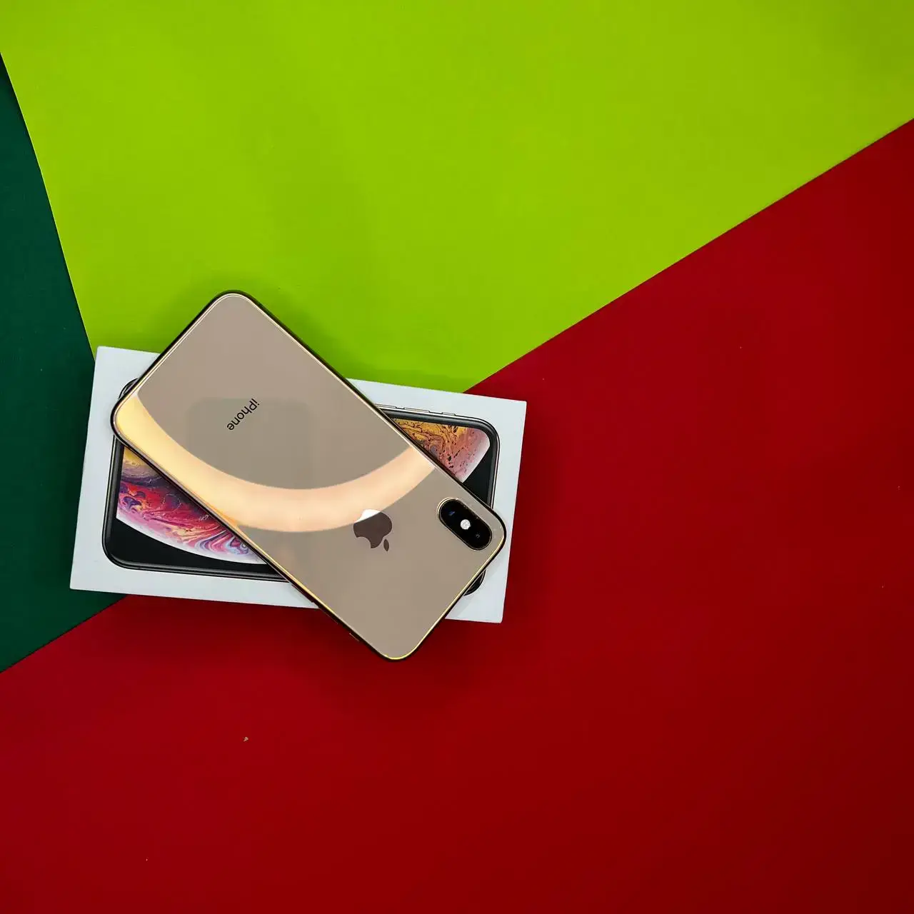 📲USED ​​Apple iPhone XS 256GB Gold (MT9K2),🔋100% (Стан - 9/10, Комплект - iPhone, коробка | гарантія - 1 міс.)