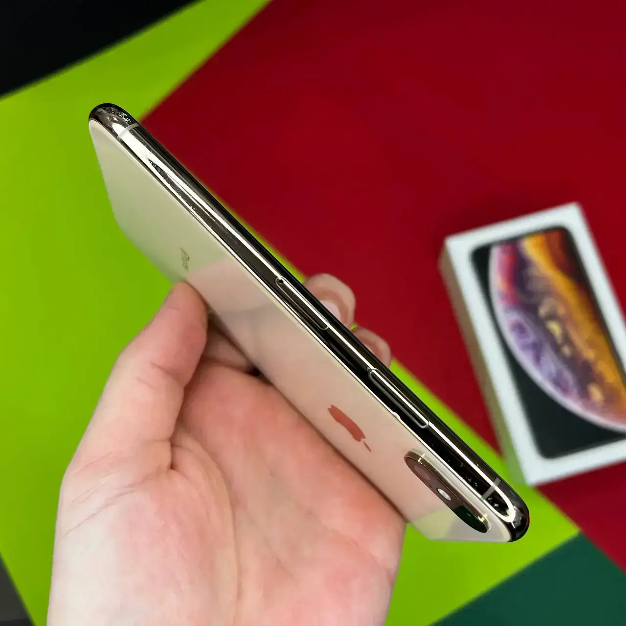 📲USED ​​Apple iPhone XS 256GB Gold (MT9K2),🔋100% (Стан - 9/10, Комплект - iPhone, коробка | гарантія - 1 міс.)