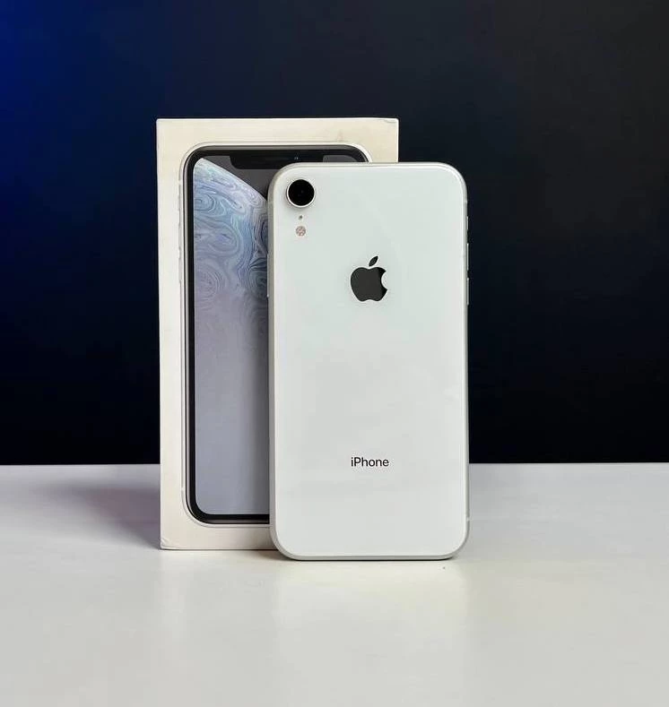 📲USED Apple iPhone XR 64GB White (MRY52) 🔋100% (Состояние - 9.5/10, Комплект - полный | гарантия - 1 мес.)
