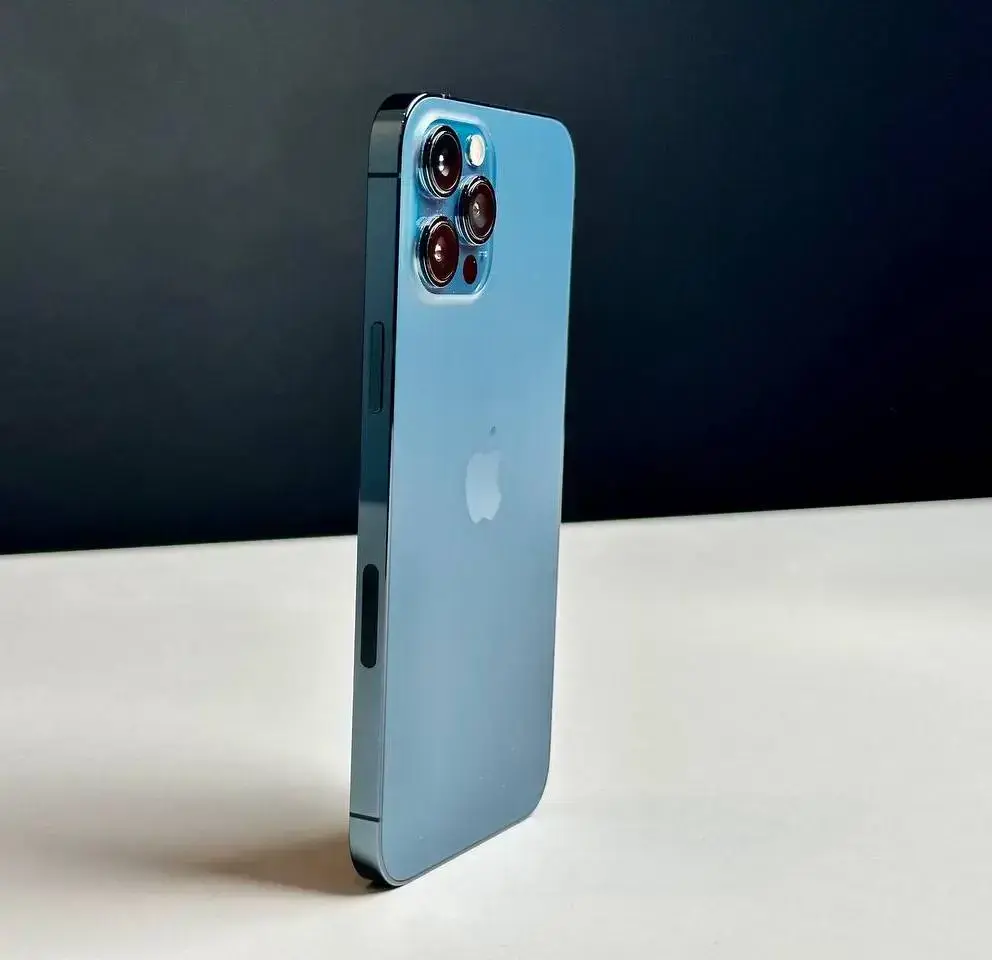 📲Apple iPhone 12 Pro Max 256GB Pacific Blue (MGCN3, MGDF3) 🔋87% (Состояние - 9/10, Комплект - коробка, iPhone | гарантия - 1 мес.)