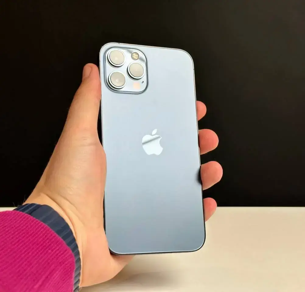 📲Apple iPhone 12 Pro Max 256GB Pacific Blue (MGCN3, MGDF3) 🔋87% (Состояние - 9/10, Комплект - коробка, iPhone | гарантия - 1 мес.)