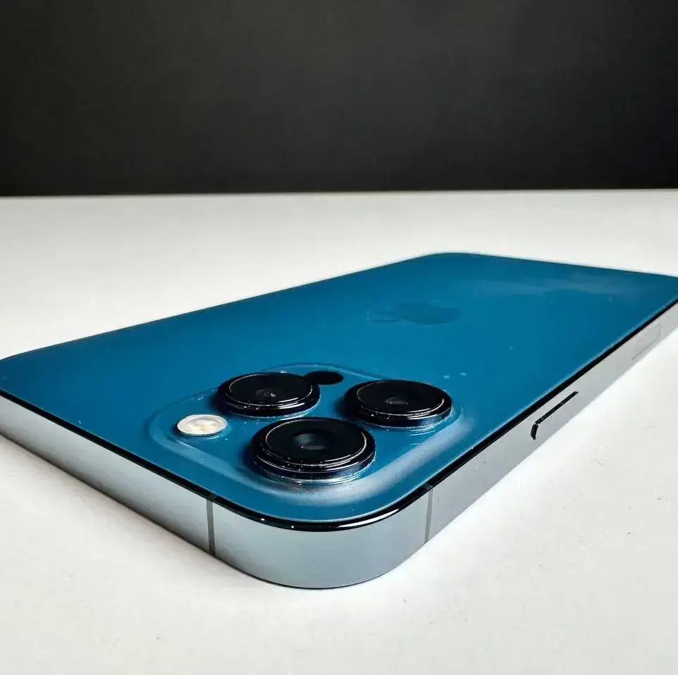 📲Apple iPhone 12 Pro Max 256GB Pacific Blue (MGCN3, MGDF3) 🔋87% (Состояние - 9/10, Комплект - коробка, iPhone | гарантия - 1 мес.)
