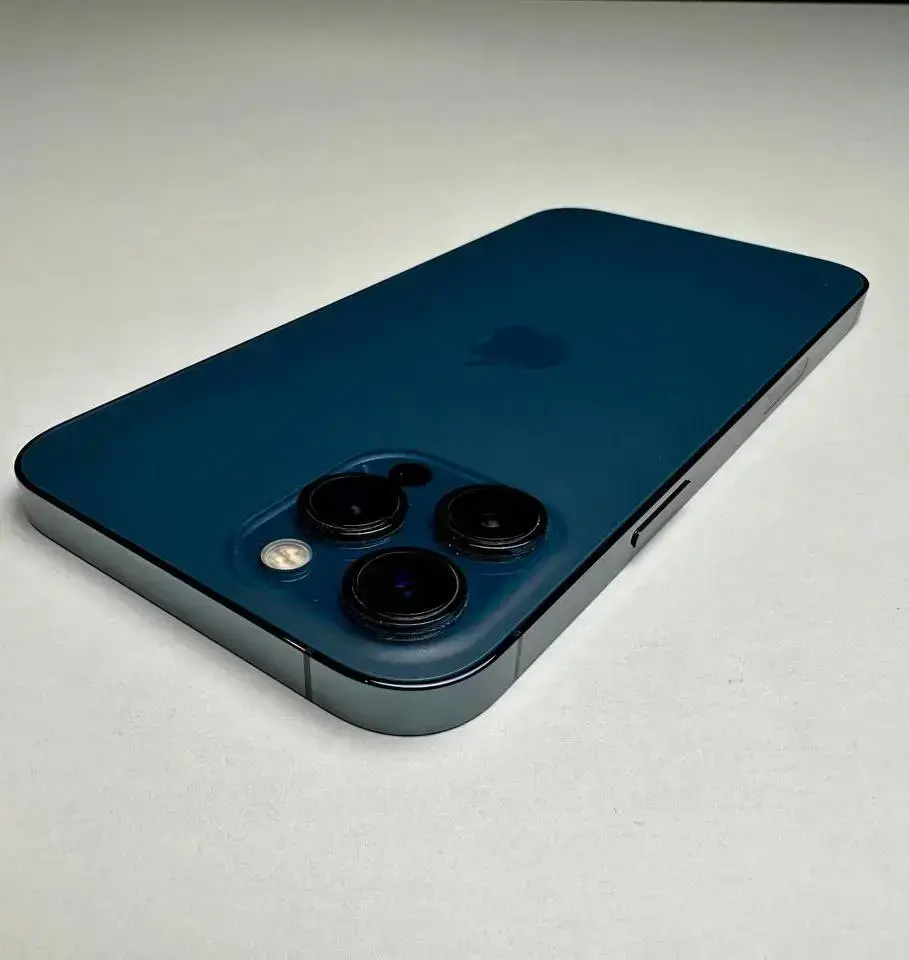 📲Apple iPhone 12 Pro Max 256GB Pacific Blue (MGCN3, MGDF3) 🔋87% (Состояние - 9/10, Комплект - коробка, iPhone | гарантия - 1 мес.)