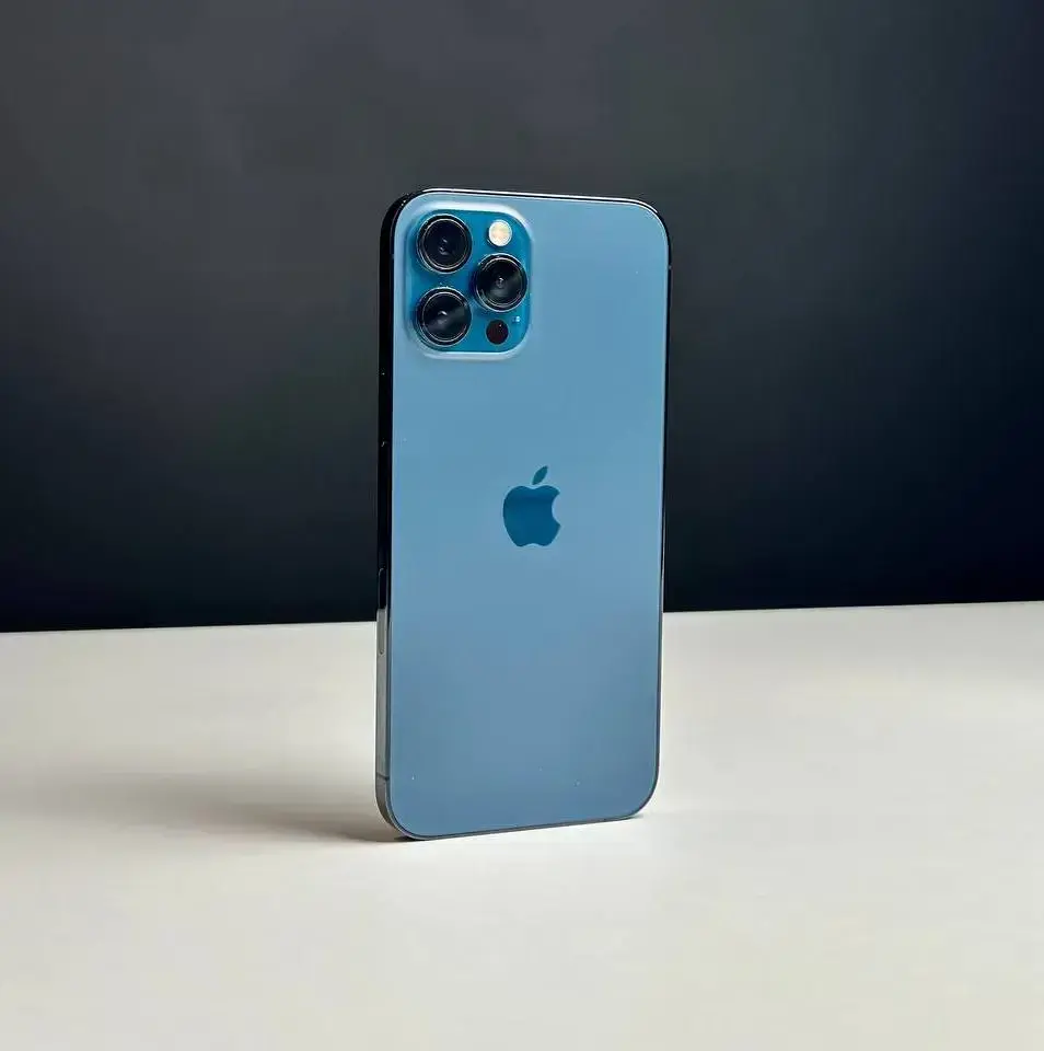 📲Apple iPhone 12 Pro Max 256GB Pacific Blue (MGCN3, MGDF3) 🔋87% (Стан - 9/10, Комплект - коробка, iPhone | гарантія - 1 міс.)