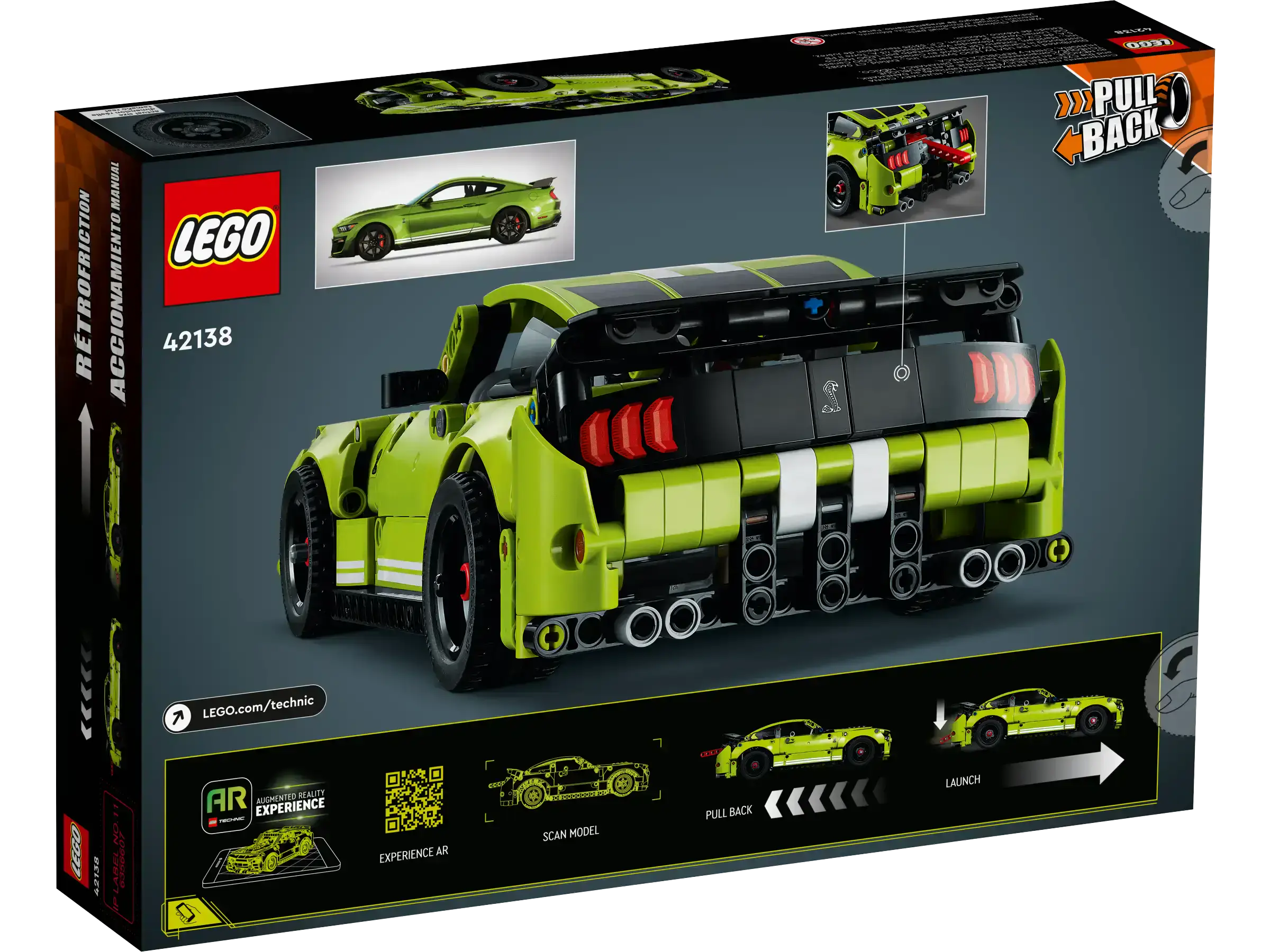 Авто-конструктор LEGO Technic Ford Mustang Shelby GT500 (42138)