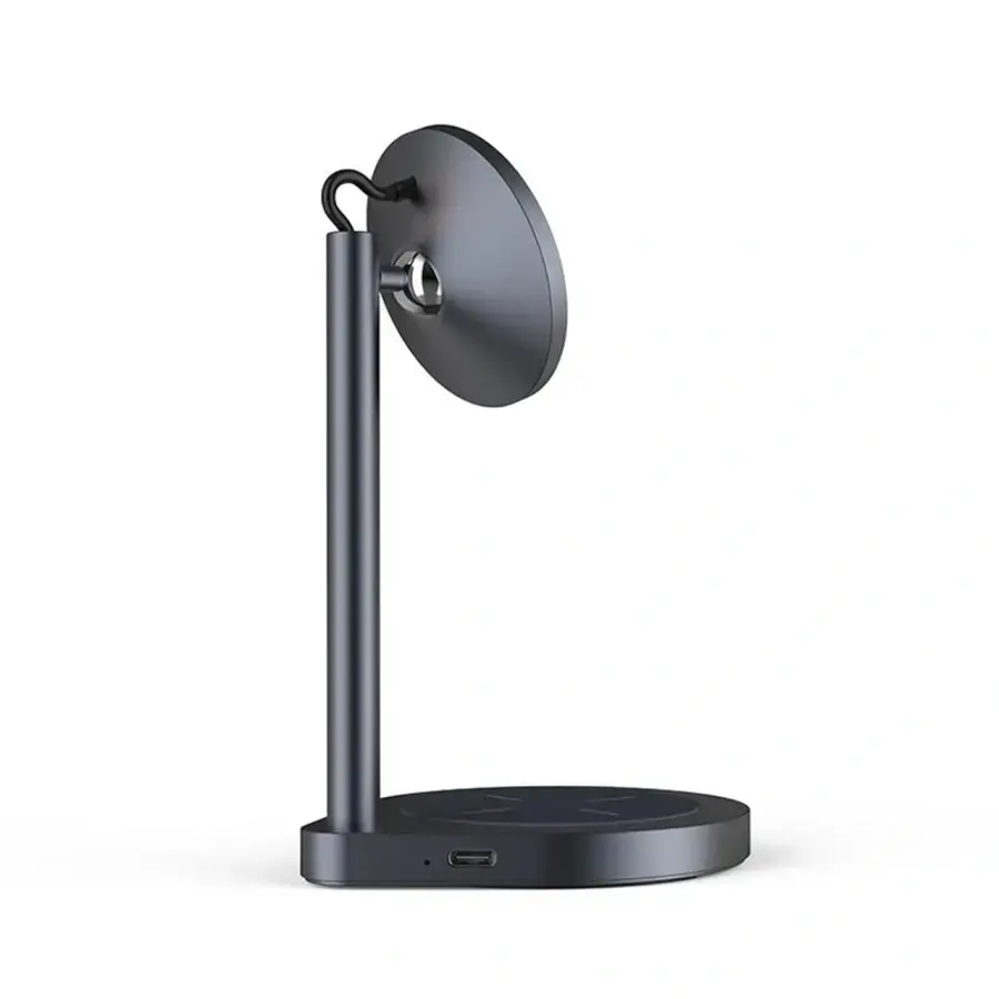 Бездротовий зарядний пристрій WIWU Power Air 2 in 1 Wireless Charger 15W - Space Gray (X25)