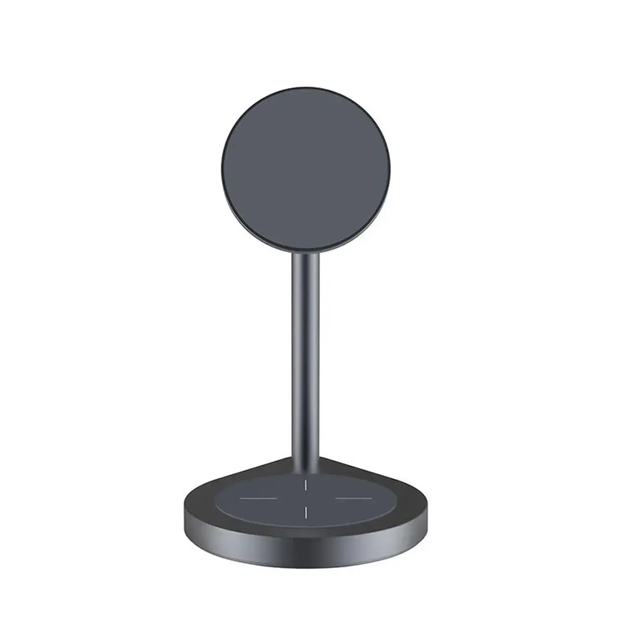 Беспроводное зарядное устройство WIWU Power Air 2 in 1 Wireless Charger 15W Space Gray (X25)