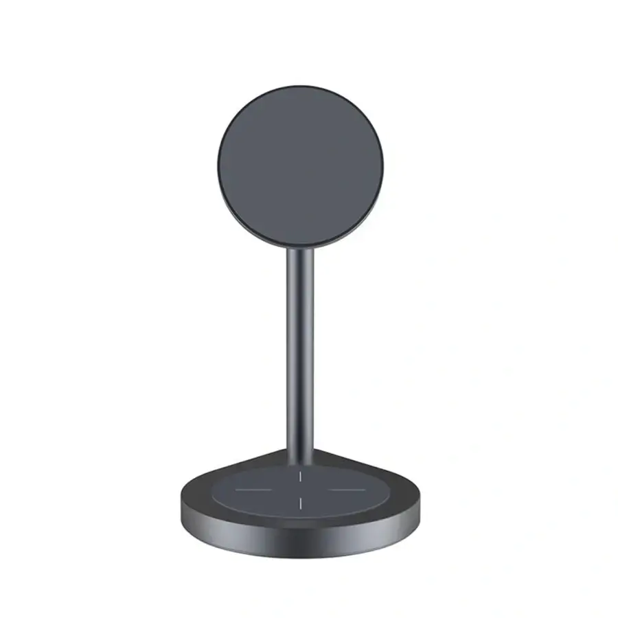 Бездротовий зарядний пристрій WIWU Power Air 2 in 1 Wireless Charger 15W - Space Gray (X25)