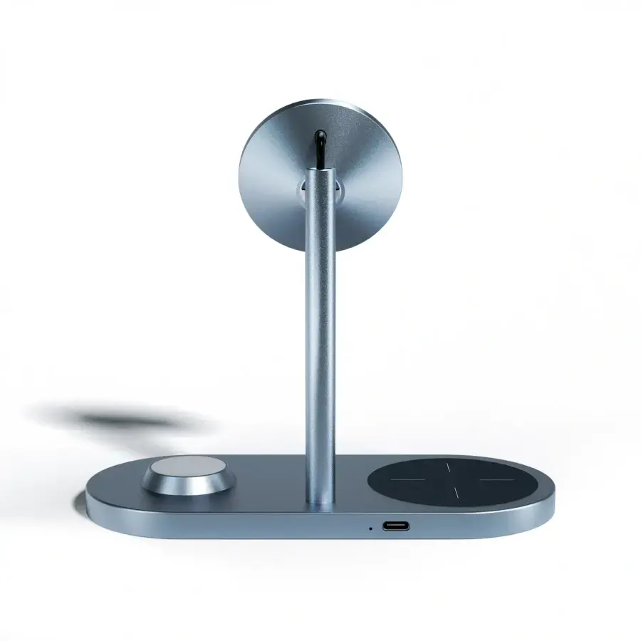 Бездротовий зарядний пристрій WiWU Power Air X23 Wireless 3-in-1 Charger Station - Space Gray