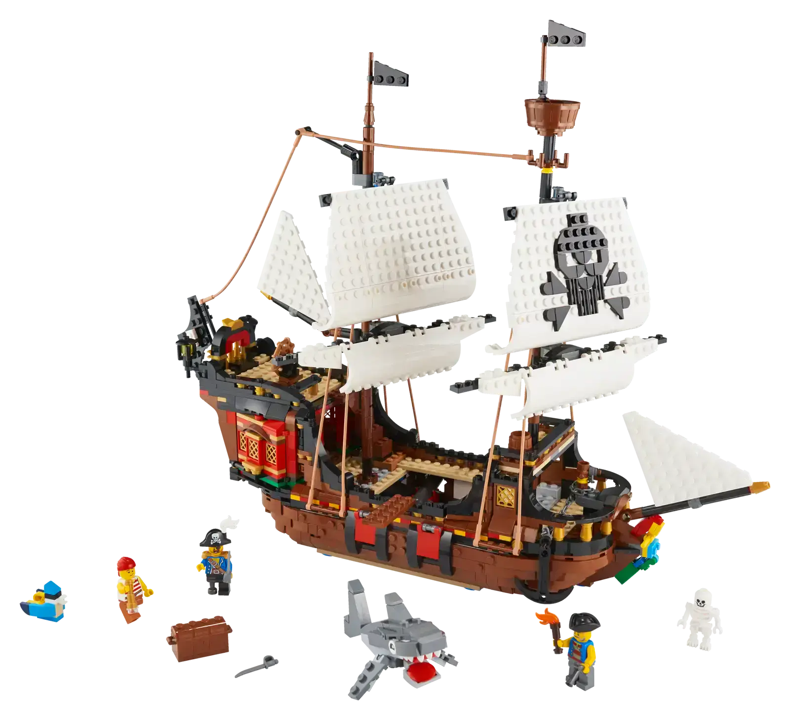 Блоковий конструктор LEGO Creator Піратський корабель (31109)