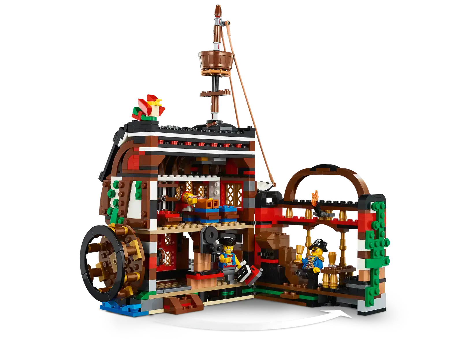 Блоковий конструктор LEGO Creator Піратський корабель (31109)