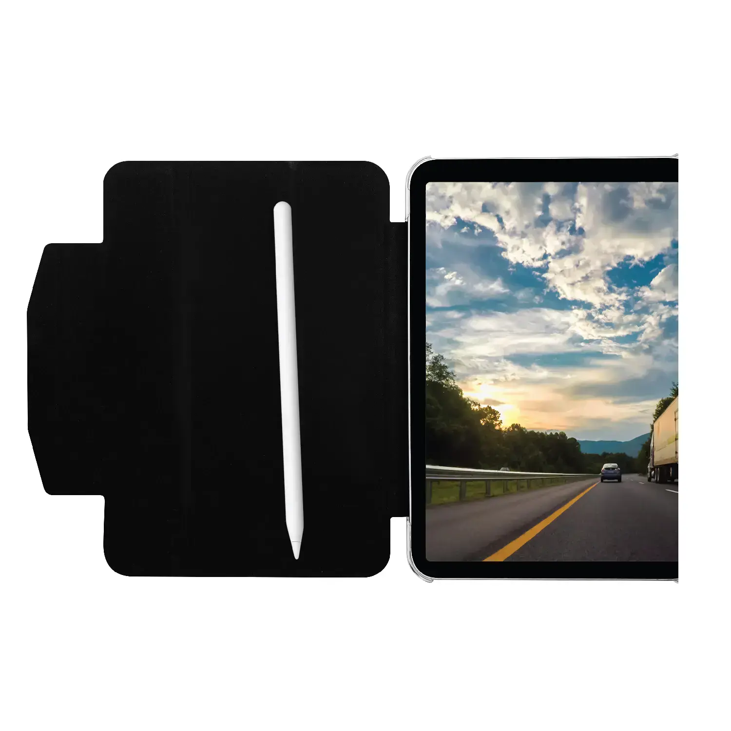 Чохол-книжка Macally Protective Case and Stand для iPad mini 6 (2021) - Black (BSTANDM6V2-B)