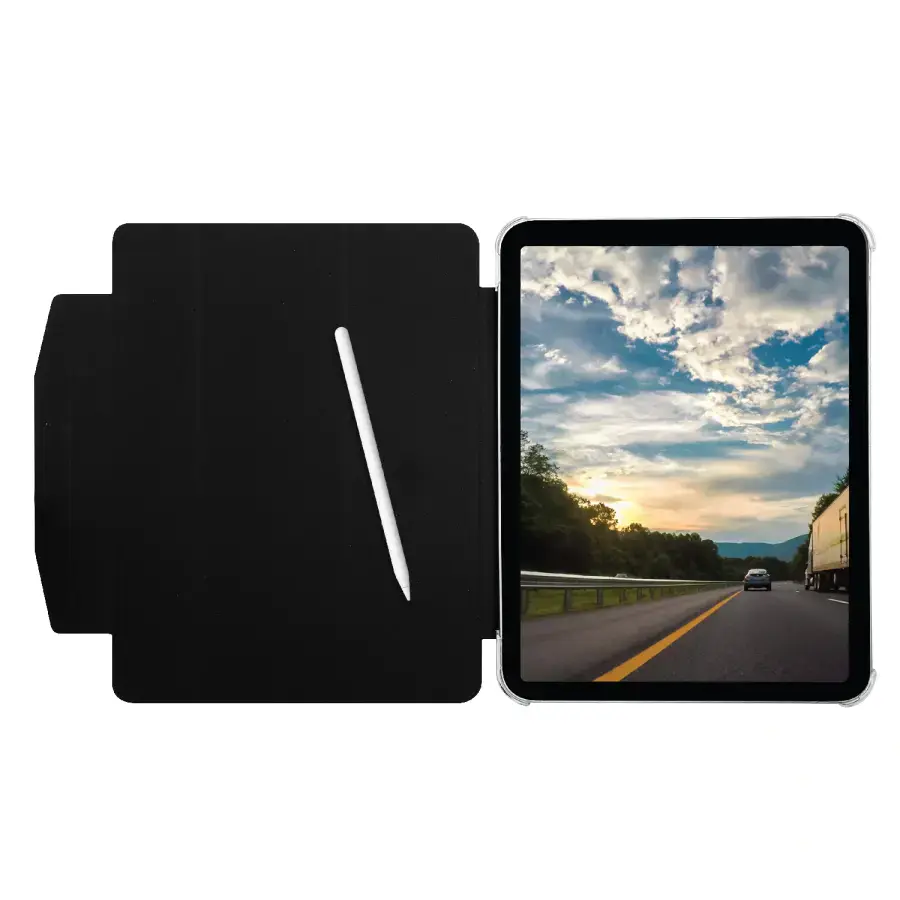 Чохол-книжка Macally Protective Case and Stand для iPad Pro 12.9" (2022/2021) - Black (BSTANDP6L-B)