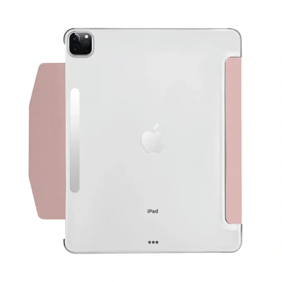 Чохол-книжка Macally Protective Case and Stand для iPad Pro 12.9" (2022/2021) - Pink (BSTANDP6L-RS)