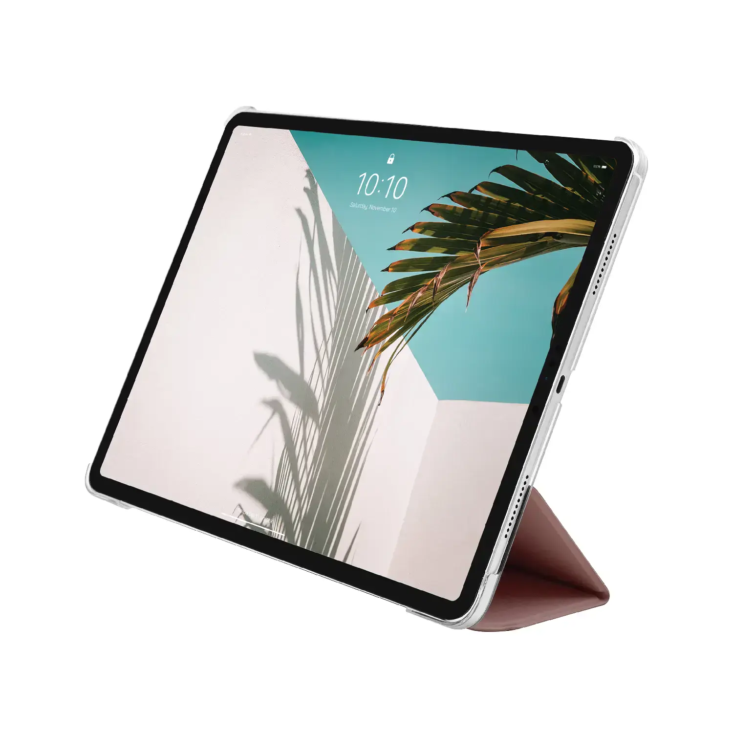 Чохол-книжка Macally Protective Case and Stand для iPad Pro 12.9" (2022/2021) - Pink (BSTANDP6L-RS)