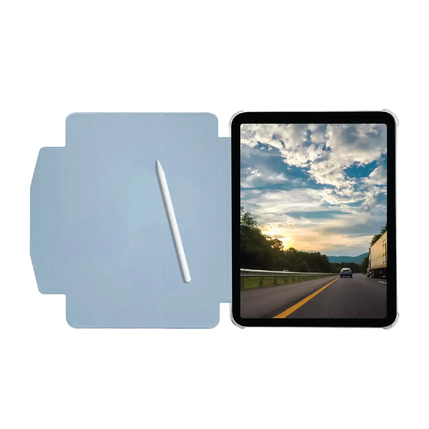 Чохол-книжка Macally Protective Case and Stand for iPad 10.9" (2022) - Blue (BSTAND10-BL)