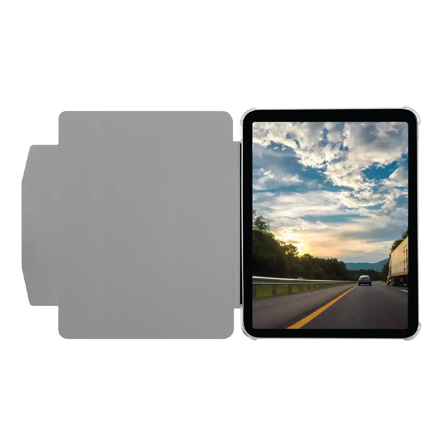 Чохол-книжка Macally Protective Case and Stand for iPad 10.9" (2022) - Grey (BSTAND10-LG)