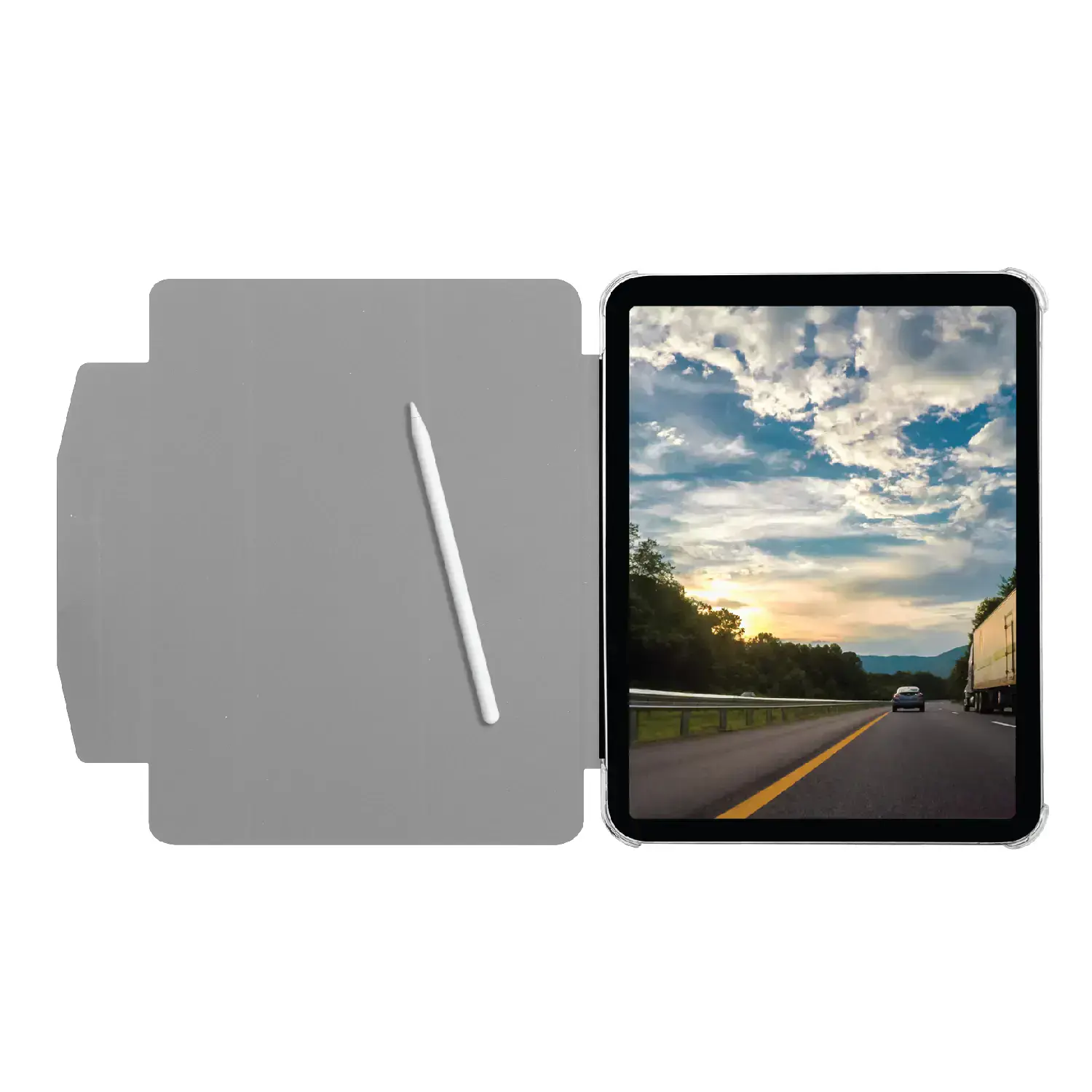 Чохол-книжка Macally Protective Case and Stand for iPad 10.9" (2022) - Grey (BSTAND10-LG)