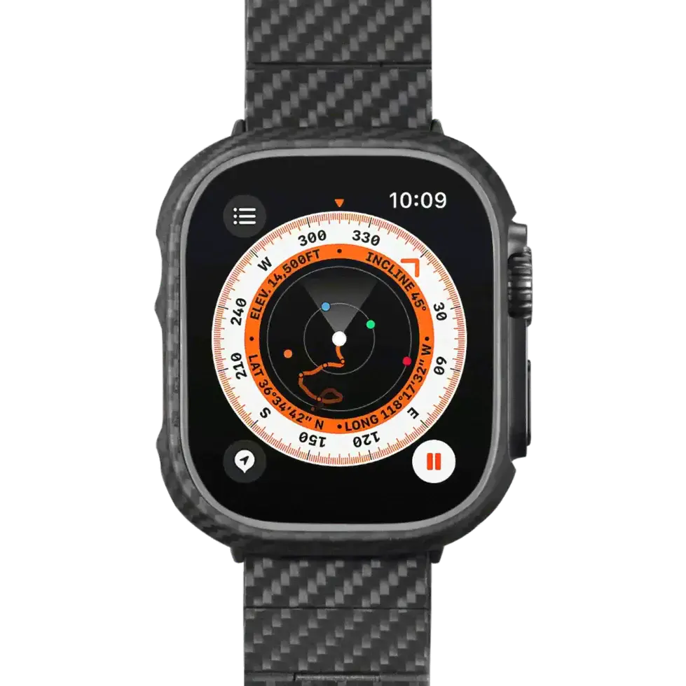 Чохол Pitaka Air Case for Apple Watch Ultra 2/Ultra 49mm - Black/Grey (KW3001A)