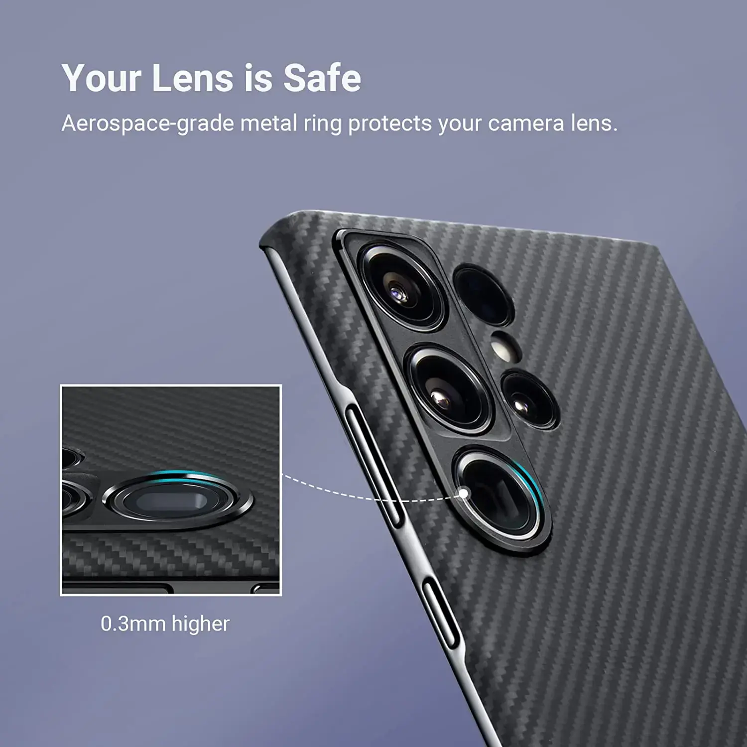 Чехол Pitaka MagEZ Case 3 Twill for Samsung Galaxy S23 Ultra - Black/Grey (KS2301U)
