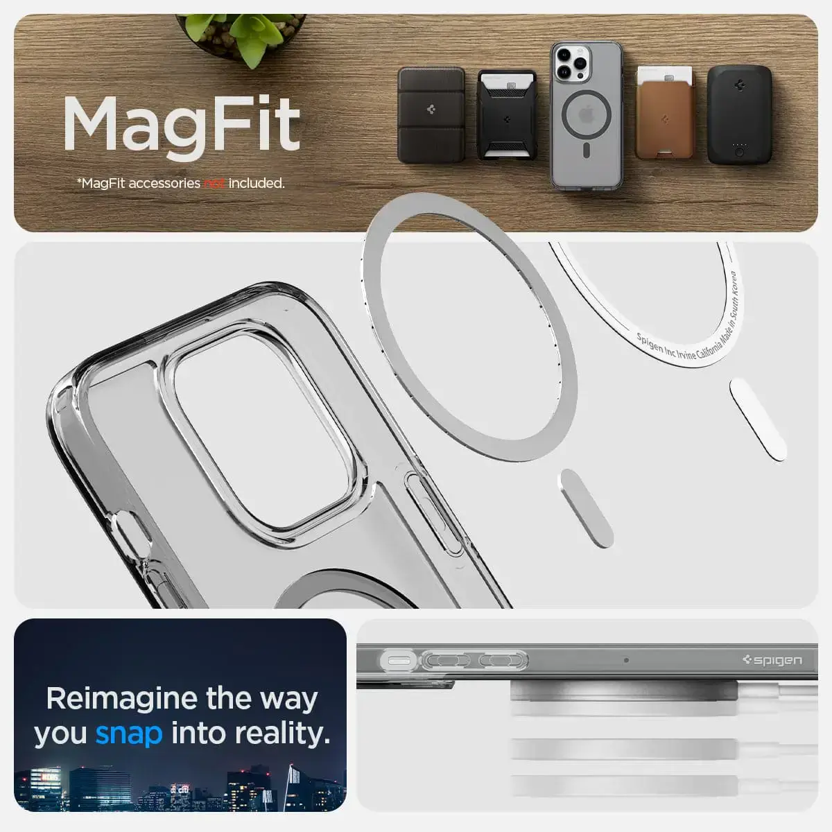 Чохол Spigen iPhone 14 Pro Max Ultra Hybrid MagSafe - Frost Black (ACS05582)