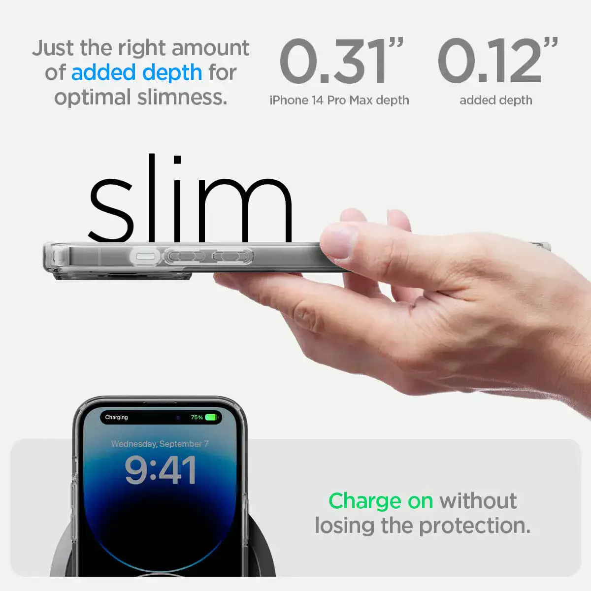 Чохол Spigen iPhone 14 Pro Max Ultra Hybrid MagSafe - Frost Black (ACS05582)