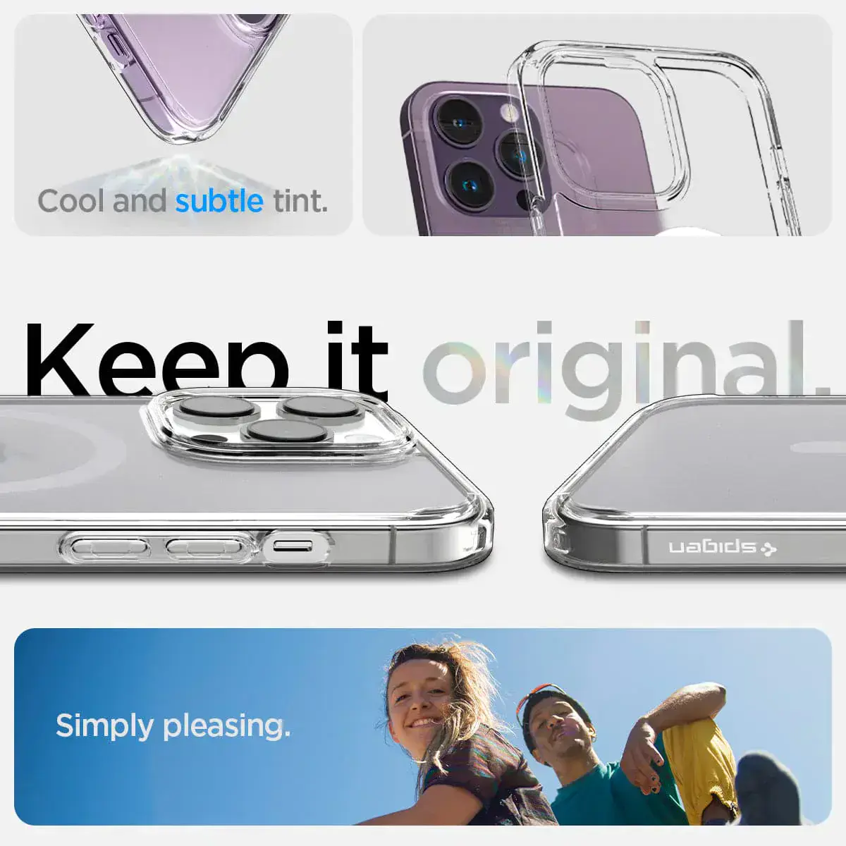 Чохол Spigen iPhone 14 Pro Max Ultra Hybrid MagSafe - Frost Clear (ACS05583)