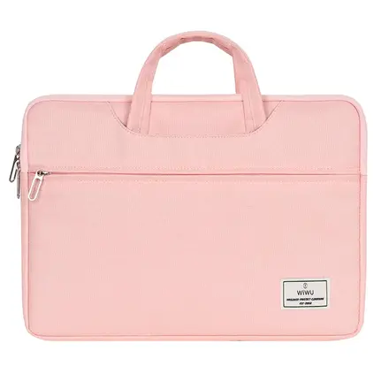 Чехол-сумка WIWU для MacBook 14" Vivi Laptop Handbag Series - Pink