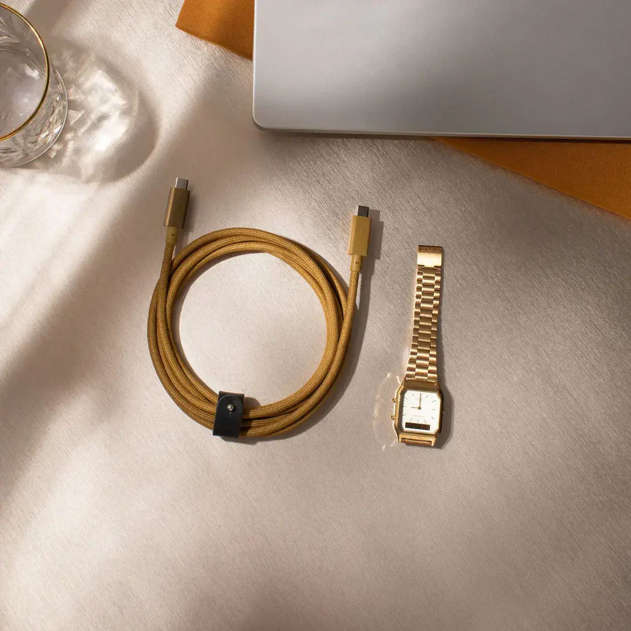 Кабель Native Union Belt Cable USB-C to USB-C Pro 240W Kraft (2.4 m) (BELT-PRO2-KFT-NP)