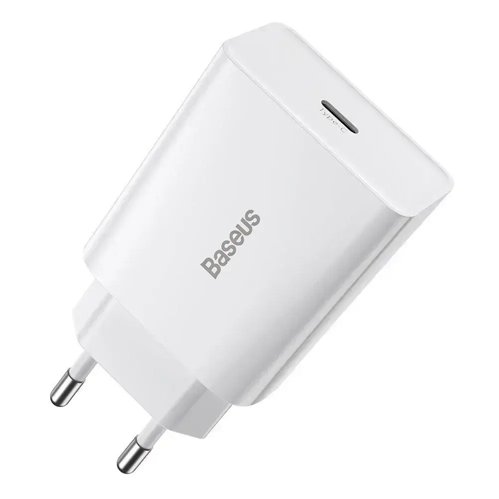 Мережевий зарядний пристрій Baseus Speed Mini 20W - White (CCFS-SN02)