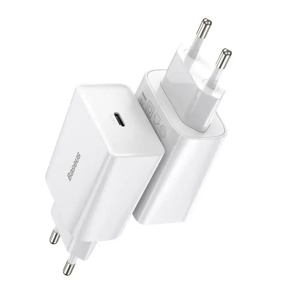 Мережевий зарядний пристрій Baseus Speed Mini 20W - White (CCFS-SN02)