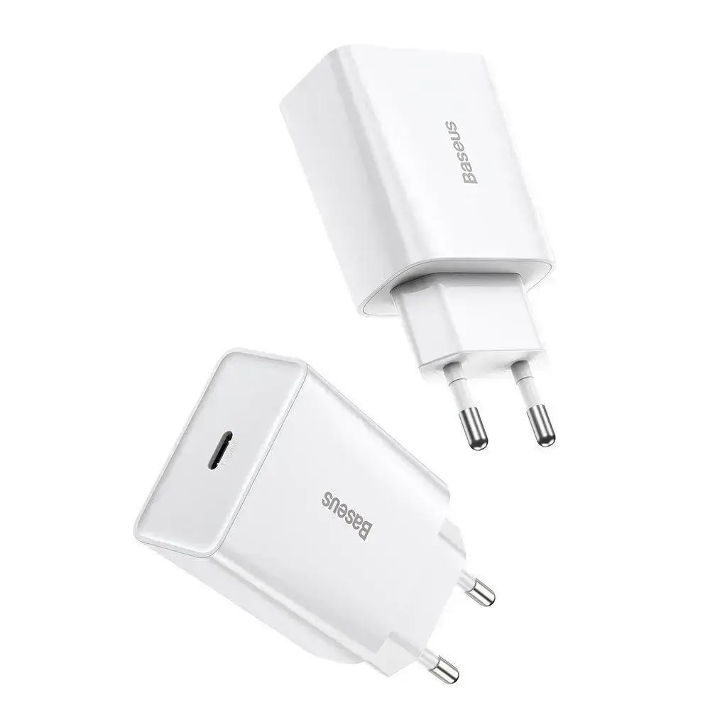 Мережевий зарядний пристрій Baseus Speed Mini 20W - White (CCFS-SN02)