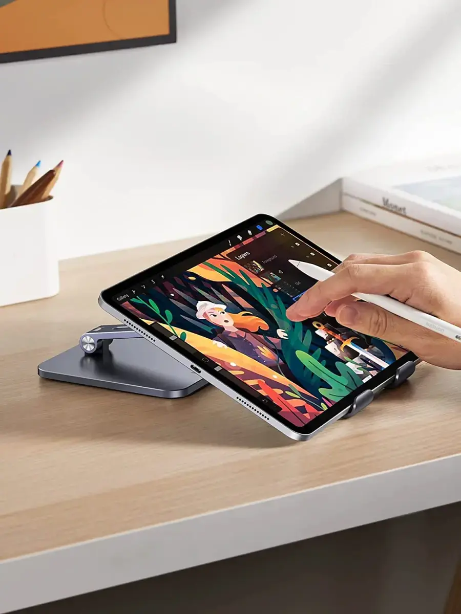 Підставка для планшета Ugreen Desktop Metal Holder For Tablet - Grey