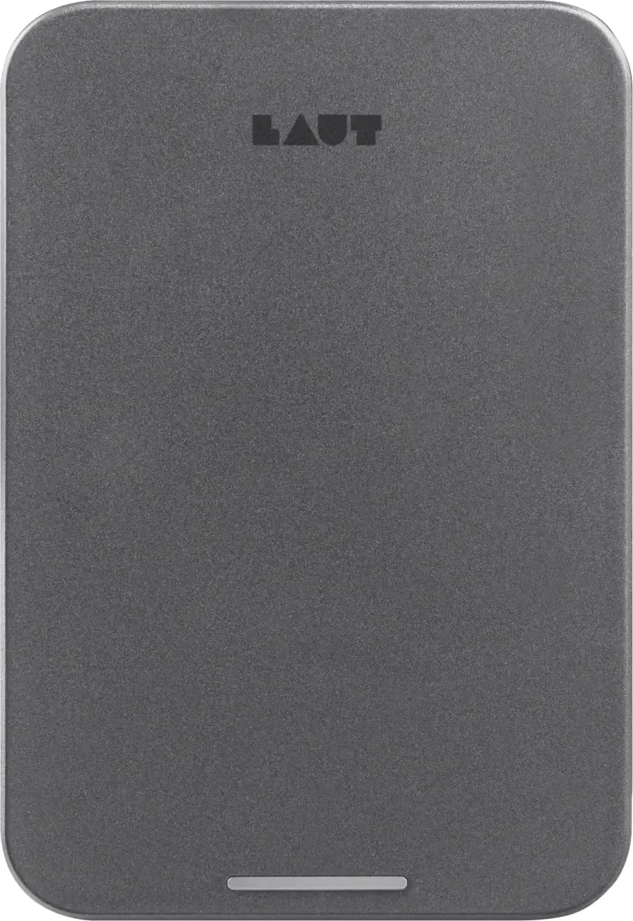 Портативний зарядний пристрій LAUT Power Charge Crystal with MagSafe Power Bank 5000mAh - Black (L_PCC_BK)