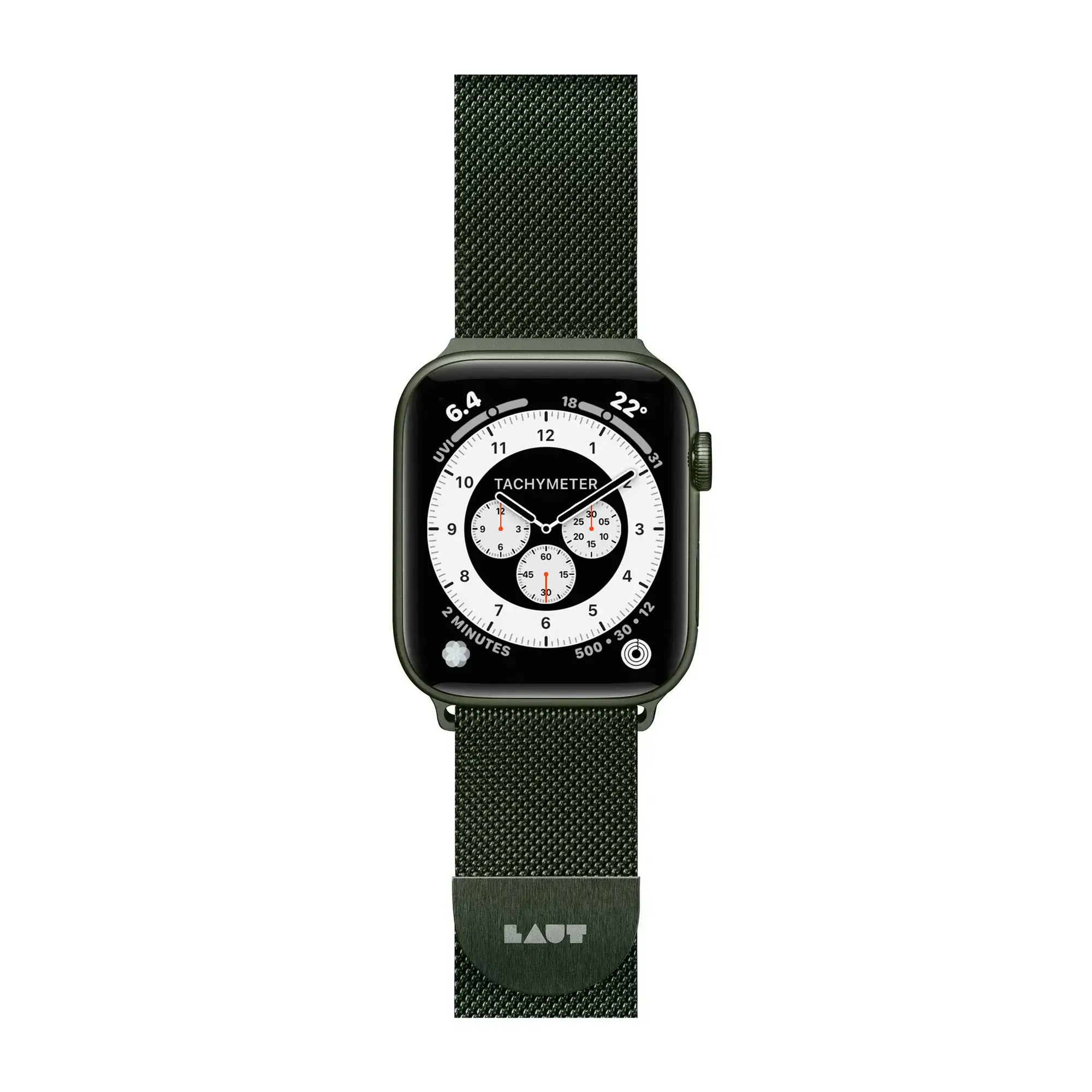 Ремешок LAUT STEEL LOOP для Apple Watch 42/44/45/49мм - Green (L_AWL_ST_GN)